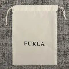 FURLA ホワイト 巾着袋　ポーチのサムネイル