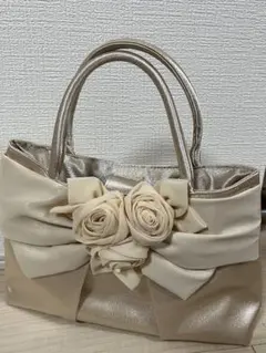 POURVOUS　ローズリボンセレモニーバック　結婚式　謝恩会　パーティー