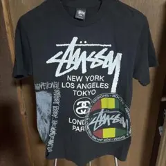 stussyプリントTシャツサイズ表記Sのサムネイル