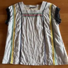 WEEKEND MaxMara ストライプ刺繍カットソーのサムネイル