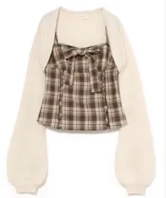 ANDMARY Tyla ribbon set tops - メルカリ