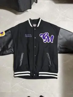 CENTIMETER スタジャン ブラック レザー