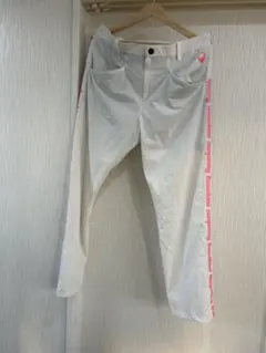 ラッセルノゴルフ5ホワイト ロゴナイロンパンツＬ