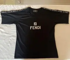 FENDI ロゴテープ 半袖Tシャツ ブラックのサムネイル