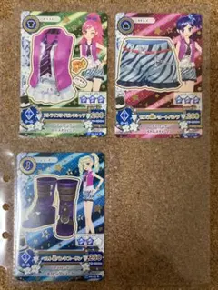 アイカツカード ストライプタイピンクシャツ