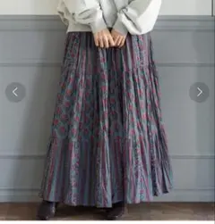 coca コカ　花柄ロングスカート ショートのサムネイル