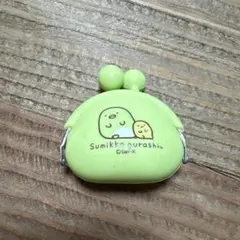 すみっコぐらし シリコン　ミニミニ コインケース　ライトグリーン