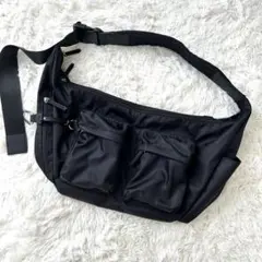 【美品】JEANASIS ジーナシス ナイロン ボディバッグ ショルダー バッグ
