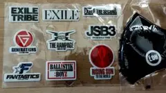 EXILE TRIBE ステッカーセット 9枚入り&LDH黒マスク