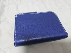 【土屋鞄製造所】限定ハンディLファスナー(バケッタミリングレザー) ラピスブルー