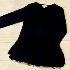 BURBERRY CHILDREN バーバリー 黒 カットソー 12Y 152㎝