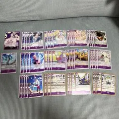 紫エネル デッキパーツ 4コンプ等まとめ売り■神の島の冒険ワンピースカード