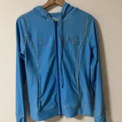 BILLABONG フード付きラッシュガード 水色 M カラフル