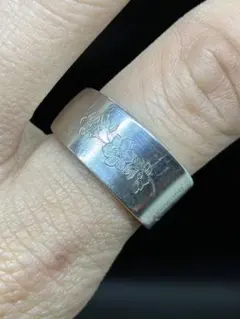 銀久 睡蓮 パープル シルバー925 リング 指輪 27号 - メルカリ