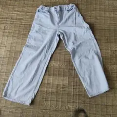 UNIQLO 140サイズ ライトブルー長ズボン