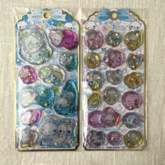 カミオジャパン ぷくぷくあわわちゃん ウォーターインシール　２枚セット