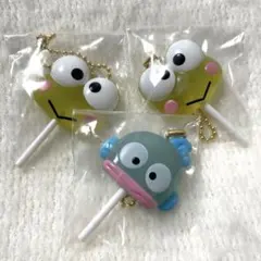 サンリオキャラクターズ　カラフルキャンディチャーム　けろっぴ　ハンギョドン