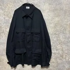 アメリカ製 US ARMY 長袖 ミリタリー シャツ カバーオールシャツ