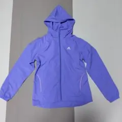 adidas パープル ウインドブレーカー OT(LL)サイズ