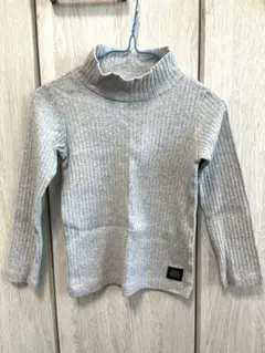 Seraph セラフ ハイネック 110センチ グレー ストライプ 匿名配送