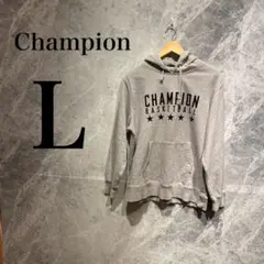 【美品】champion パーカー グレー メンズ トップス ポケット