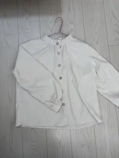 ブラウス　白　as know as