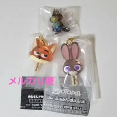 ズートピア　アイスキャンディチャーム　めじるしアクセサリー ニック ジュディ等