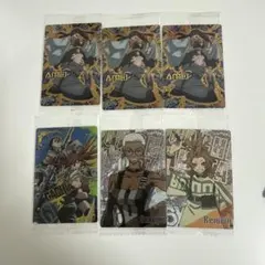 ガチアクタウエハース 6枚　アモ*3　ザンカ　リヨン　セミュ