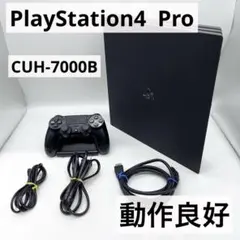 【すぐ遊べるセット】PS4 Pro CUH-7000B ブラック本体 1TB