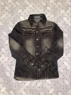 Xfrm JEANSJACKET paint studs y2k グランジ - メルカリ