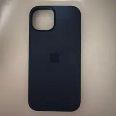 Apple iPhone15用　ネイビーソフトケース
