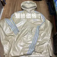 90s 00s 国旗タグ【adidas】トラックジャケット　パンツ　セットアップ