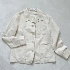 ユニクロ×イネス・ド・ラ・フレサンジュ◇リネンコットンデニムカバーオール L