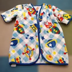 宇宙柄半袖フリーススリーパー 大きめ50×70