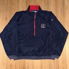 GEAR FOR SPORTS ナイロンジャケット ハーフジップ 刺繍ロゴ