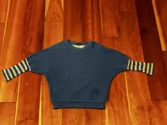 FITH トレーナー 100cm 青/ストライプ