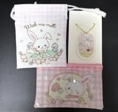 サンリオキャラクターズ 3点セットSeria ウィッシュミーメル　懐かしキャラ