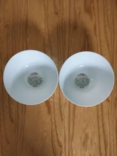 ヤマザキ春のパン祭りパンまつりのお皿2012年白いモーニングボウル2枚