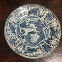 shiroです ★中国明時代 磁器　青花牡丹唐草文皿5 客　古伊万里 DSC_0544.jpg