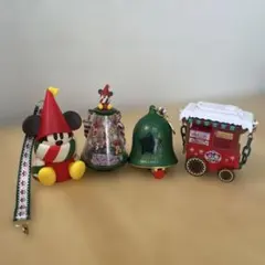 東京ディズニーリゾート　ミッキーマウス クリスマスミニスナックケース 4個セット