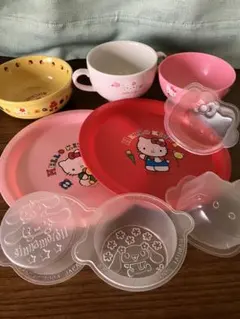 ハローキティ マイメロディ 食器 お皿 お茶碗 ゼリー型 スープカップ サンリオ
