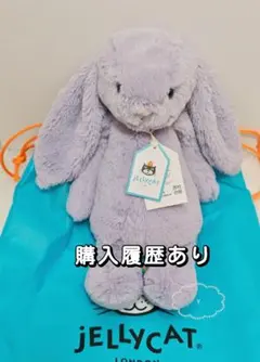 Jellycat Bashful Viola Bunny ビオラ紫バニー うさぎのサムネイル