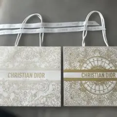 CHRISTIAN DIOR ショップ袋 2枚セット