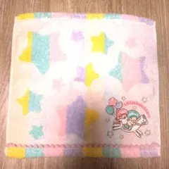 LittleTwinStars ミニタオル ハンカチ サンリオ　キキララ