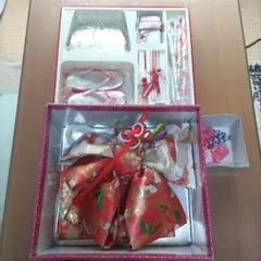 七五三 七歳用帯　お祝いセット