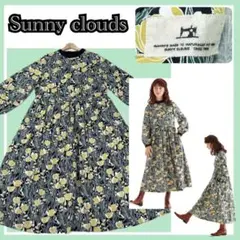 ✨美品✨サニークラウズ 花から生まれた女の子ワンピース 3L 親指姫 花柄 黒