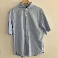 BEAMS HEART 半袖シャツ ライトブルー Lサイズのサムネイル