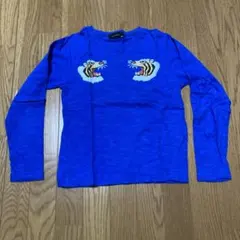 虎　プリント　長袖Tシャツ　150cm