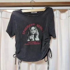 WEGO 半袖 グラフィックTシャツ ブラック freeサイズ
