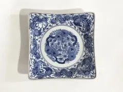 時代物古伊万里四方隅切皿染付青華ベロ - メルカリ